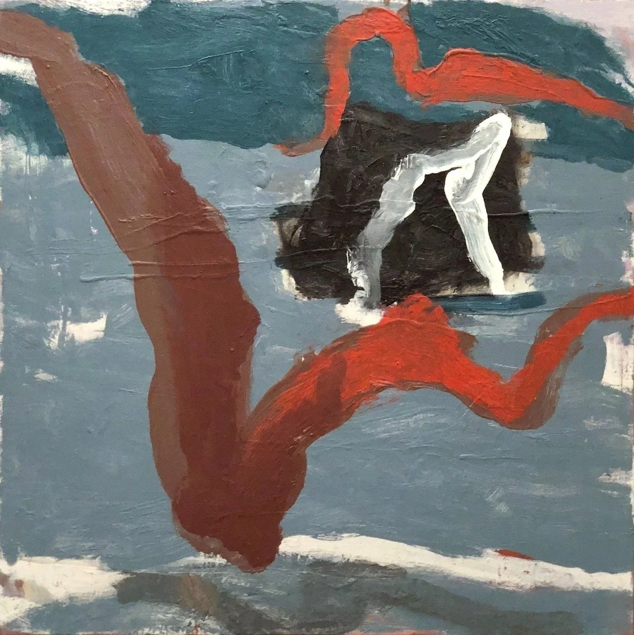 Afloat (2026) oil on canvas 40X40cm
