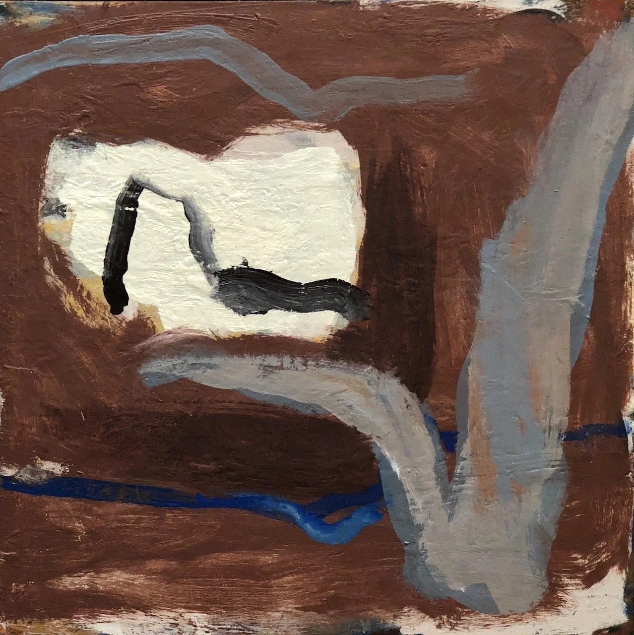 Tunnel Vision (2026) oil on canvas 46X46cm