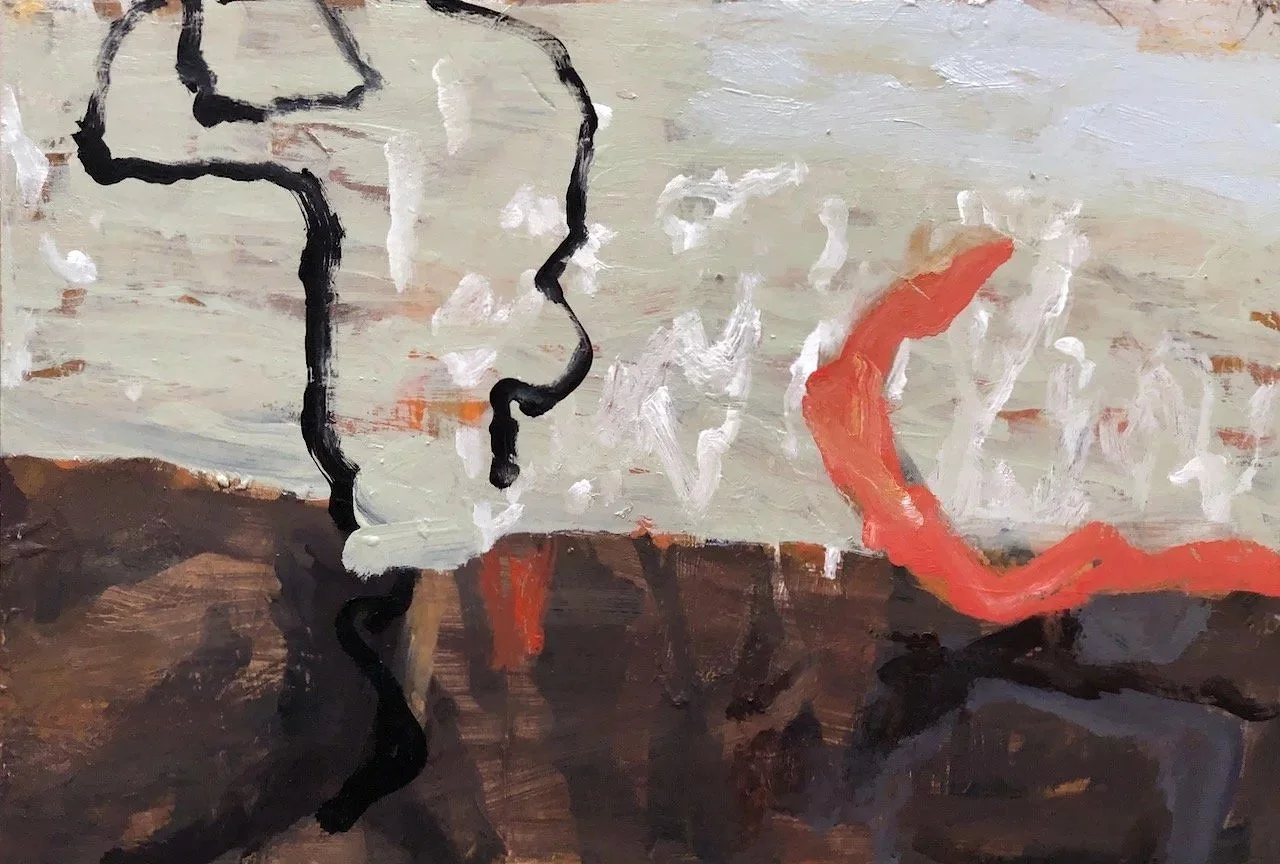 Man Grove (2026) oil on board 40X58cm
