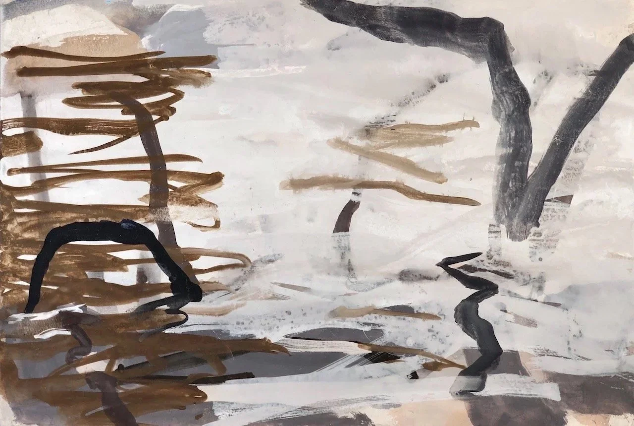 Mangrove 4 (2025) gouache on paper 48X72cm
