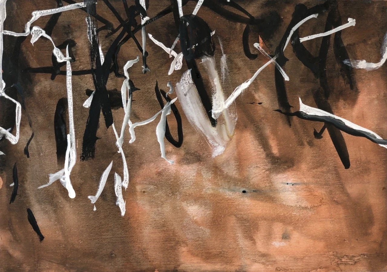 Mangrove 16 (2025) gouache on paper 30X42cm