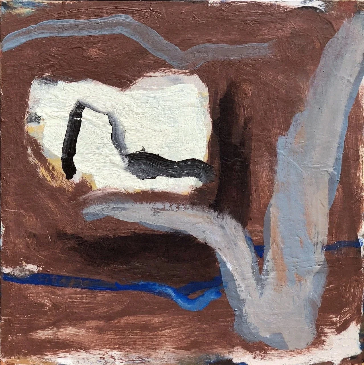 Tunnel Vision (2026) oil on canvas 46X46cm