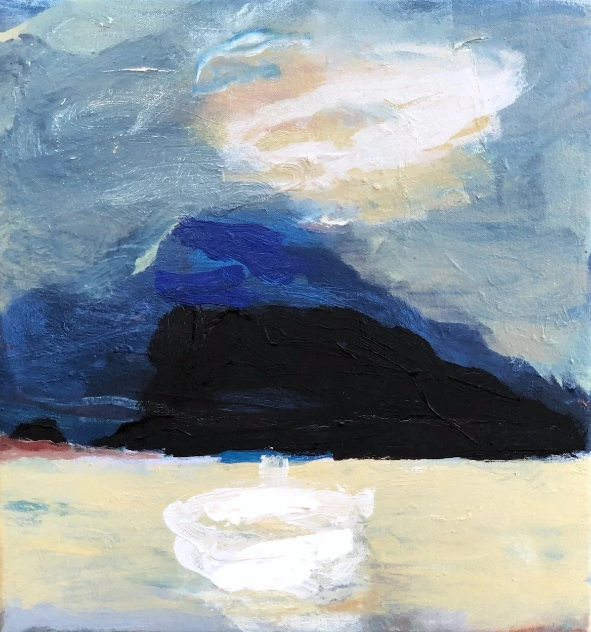Cumulus (2025-26) oil on canvas 43X40cm (Available)