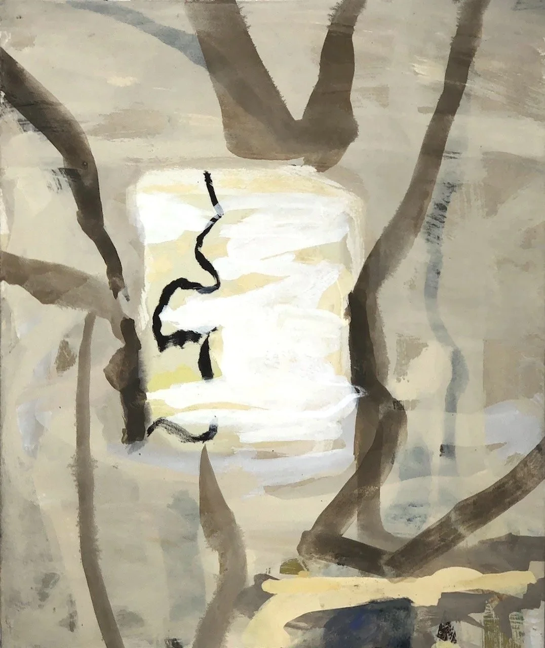 Mangrove 22 (2026) gouache on paper 45X38cm