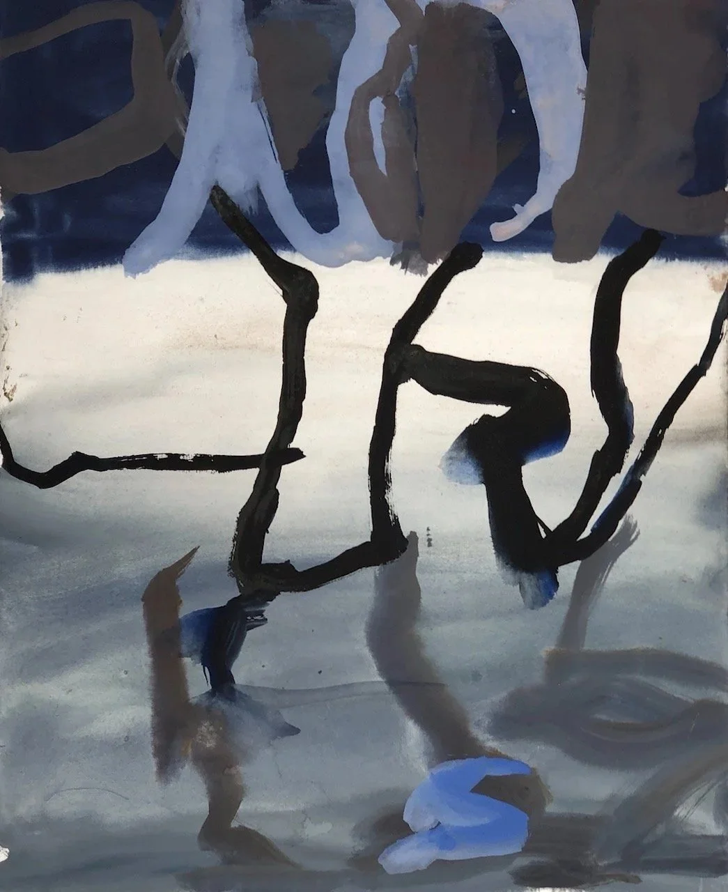 Mangrove 23 (2026) gouache on paper 47X38cm