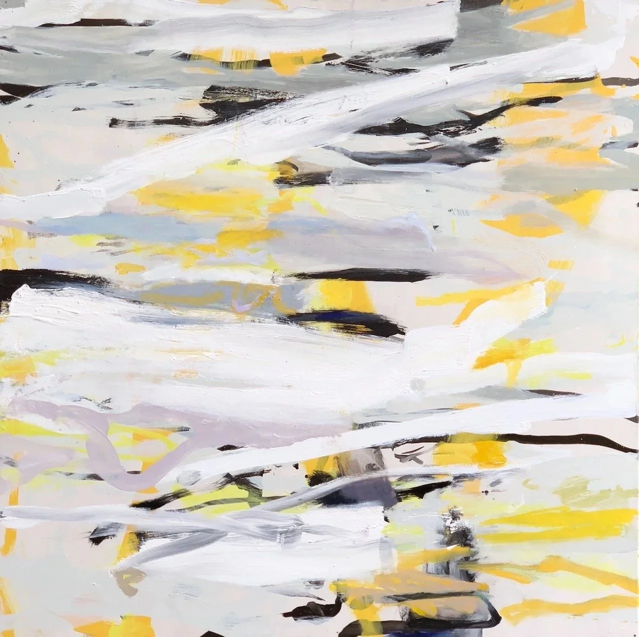High Water Marks (2026) oil on linen 130X130cm
