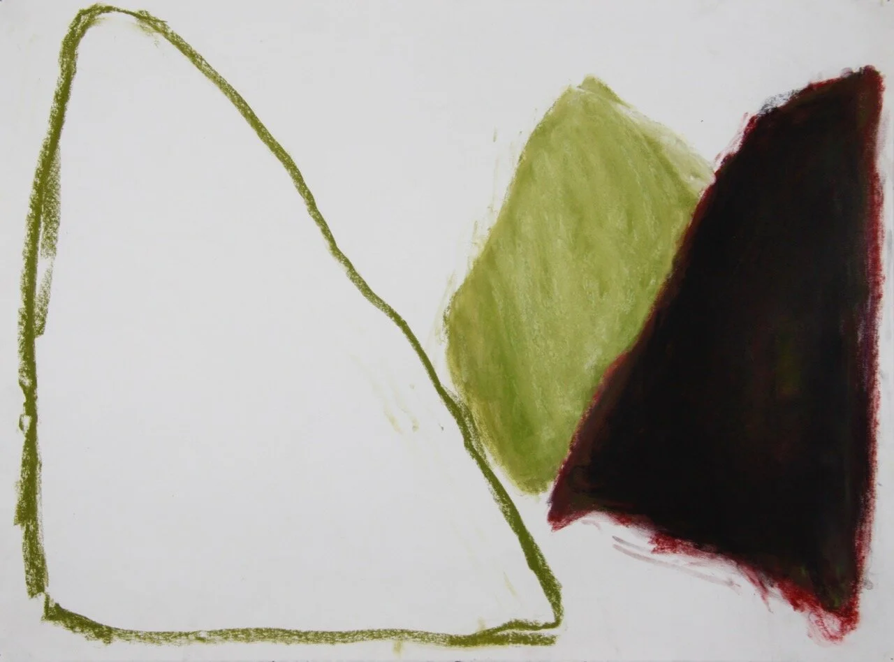 Big Mountains Littles Road (2019) pastel on paper 57X76cm (Available)