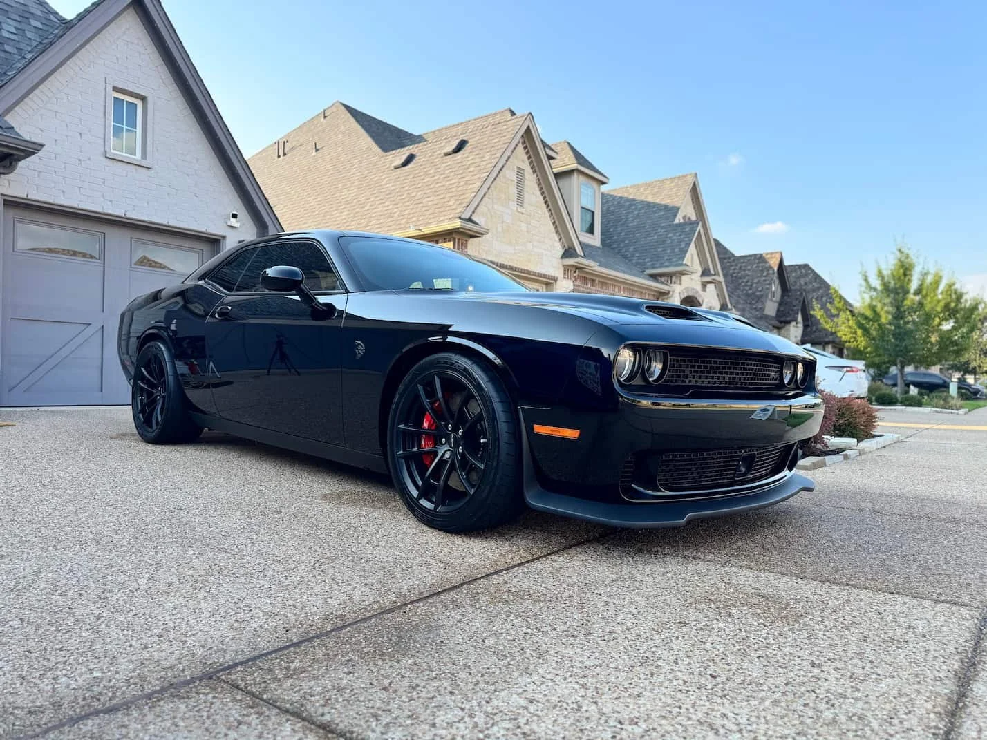 Ceramic coating Fort Worth Texas Dodge Challenger with 5 year graphene ceramic coating. 