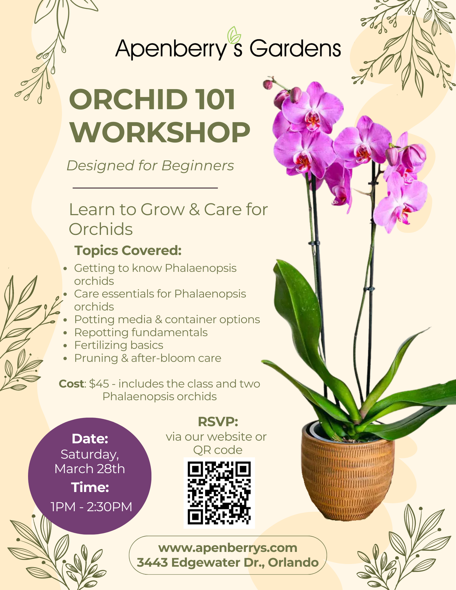 Orchid 101 Workshop