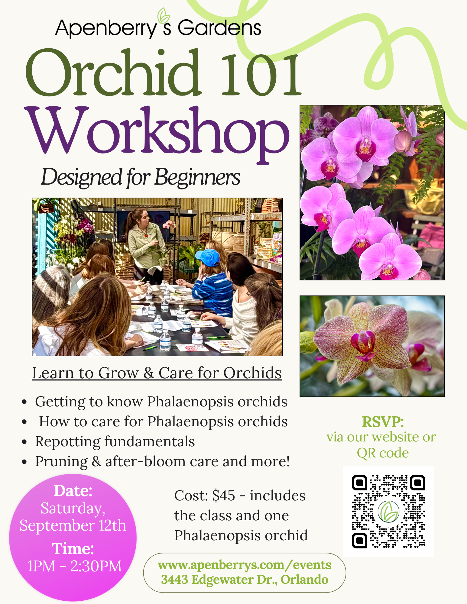 Orchid 101 Workshop