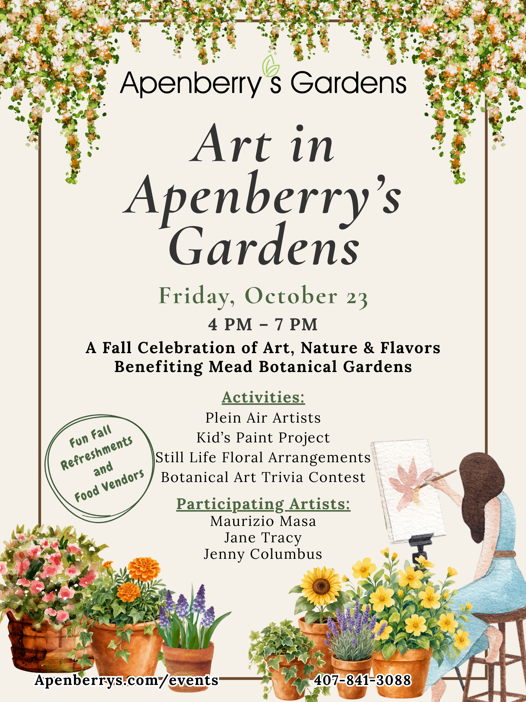 Art in Apenberry's Gardens