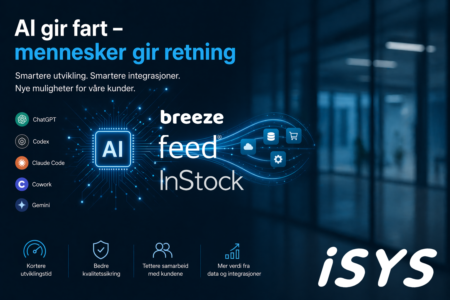 AI gir fart – mennesker gir retning