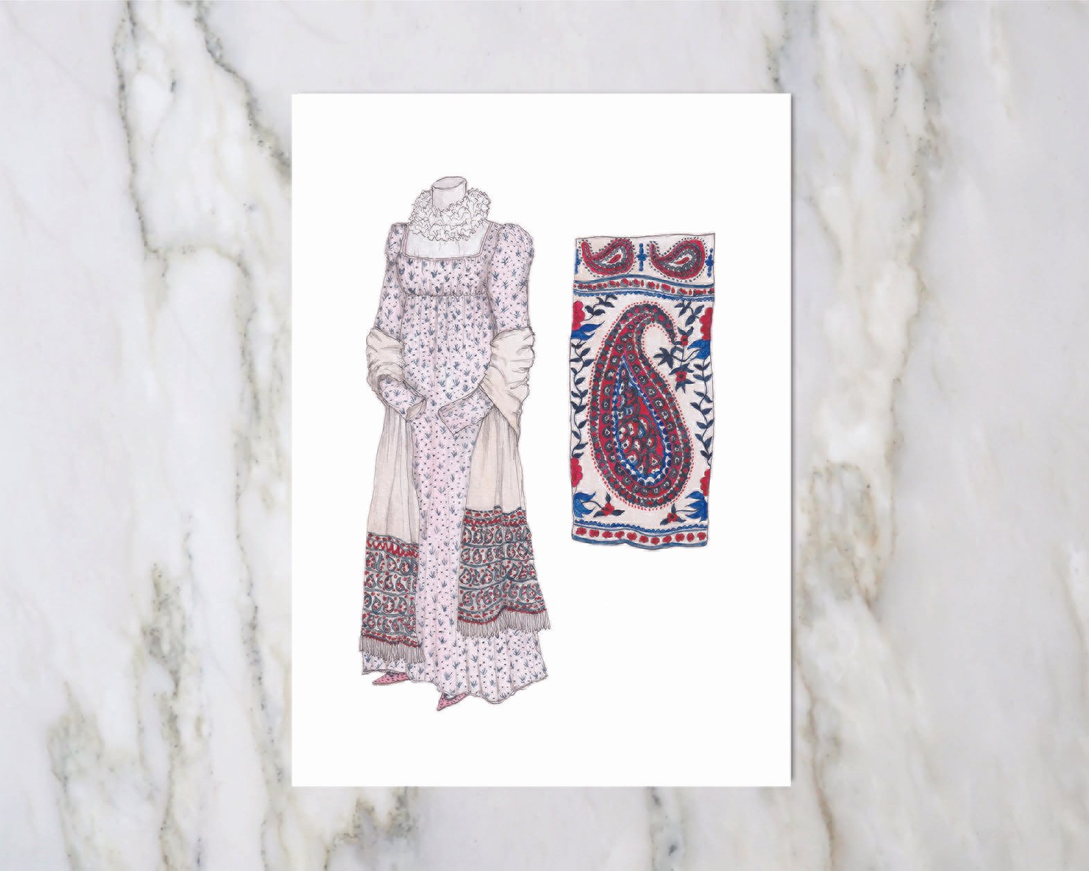 Austen Shawl Dress Front Marble.jpeg