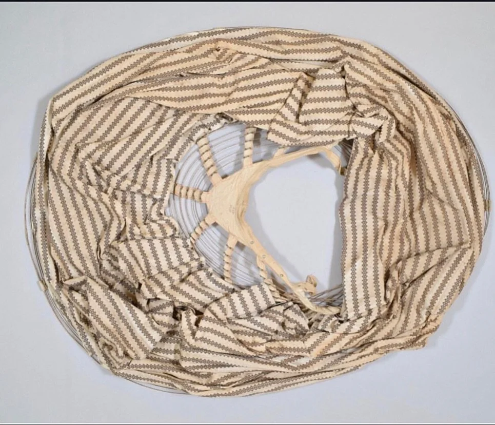 You&rsquo;d be forgiven for mistaking this for a hoover bag&hellip; but it is, in fact, one way of inflating a mid-nineteenth-century dress.

Though rather less beautiful than a padded petticoat, and certainly less cosy, cage crinolines were worn by 