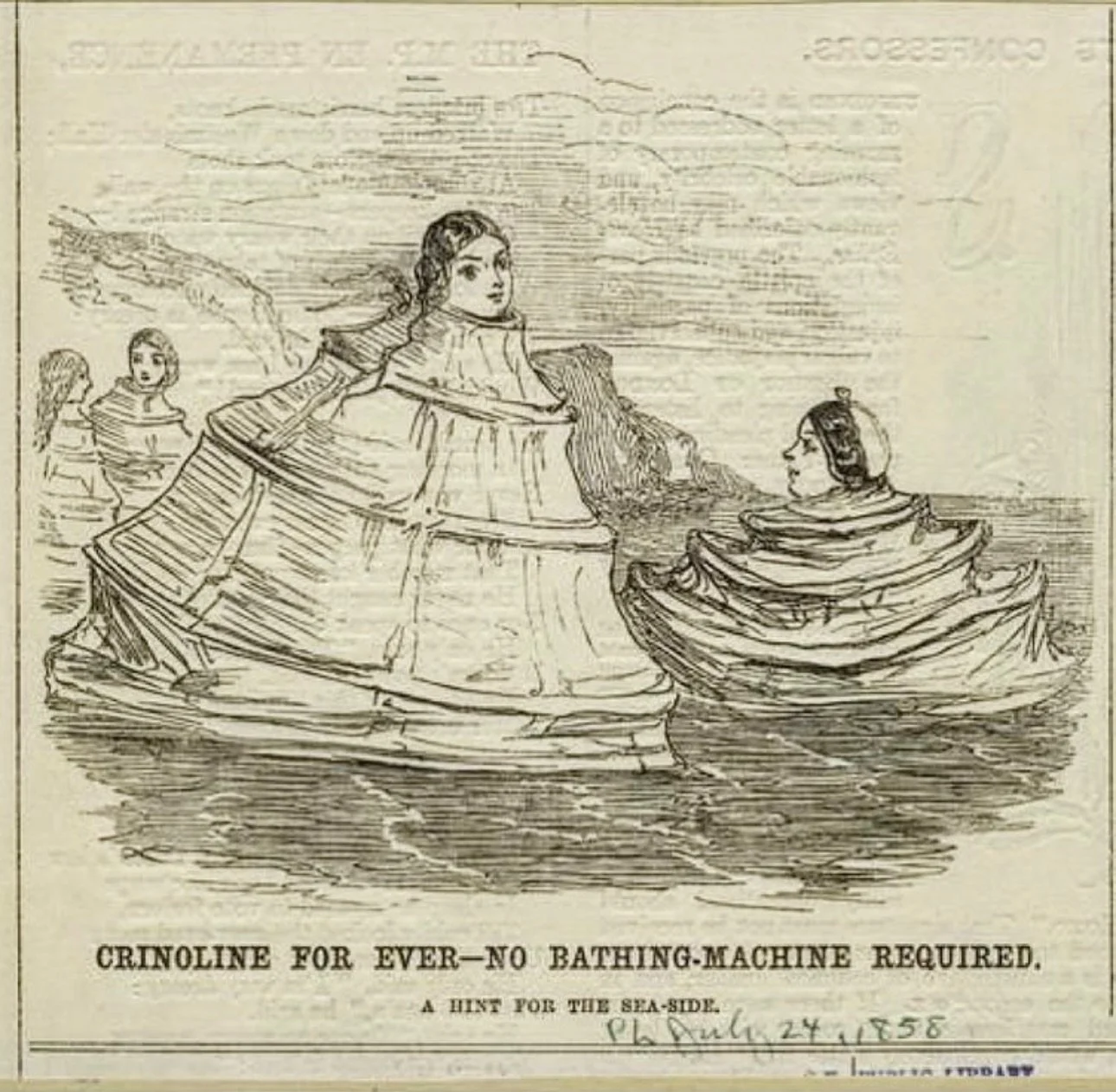 As the wonderful little book &lsquo;Cupid and Crinoline&rsquo; proved (see my previous reel, &lsquo;The Great Crinoline Crisis&rsquo;, for laughs), the invention of the steel-hooped crinoline in 1856 caused no small amount of panic amongst the press 