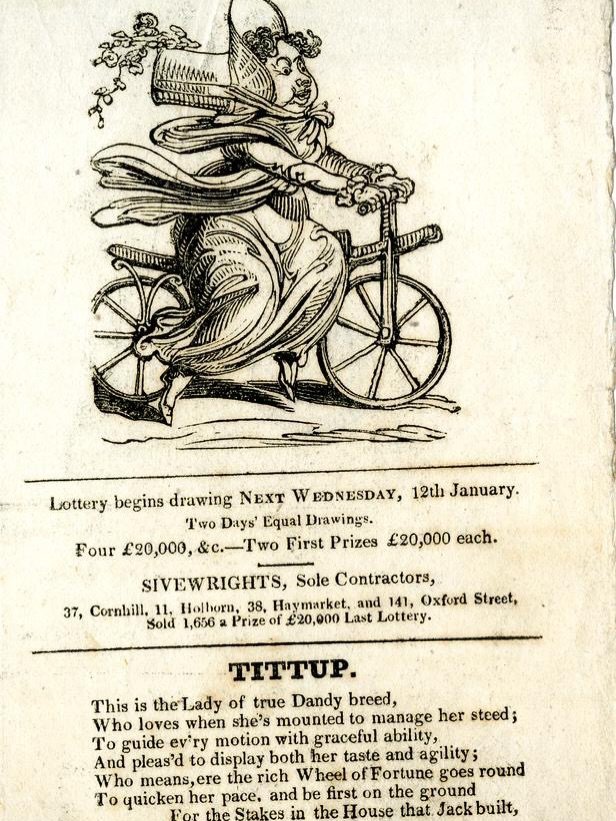 In the early nineteenth century, the British state lottery was hard to miss. It was a government run scheme designed to raise revenue, and the streets of London were full to bursting with handbills promising luck to all who could read them. 

The soo