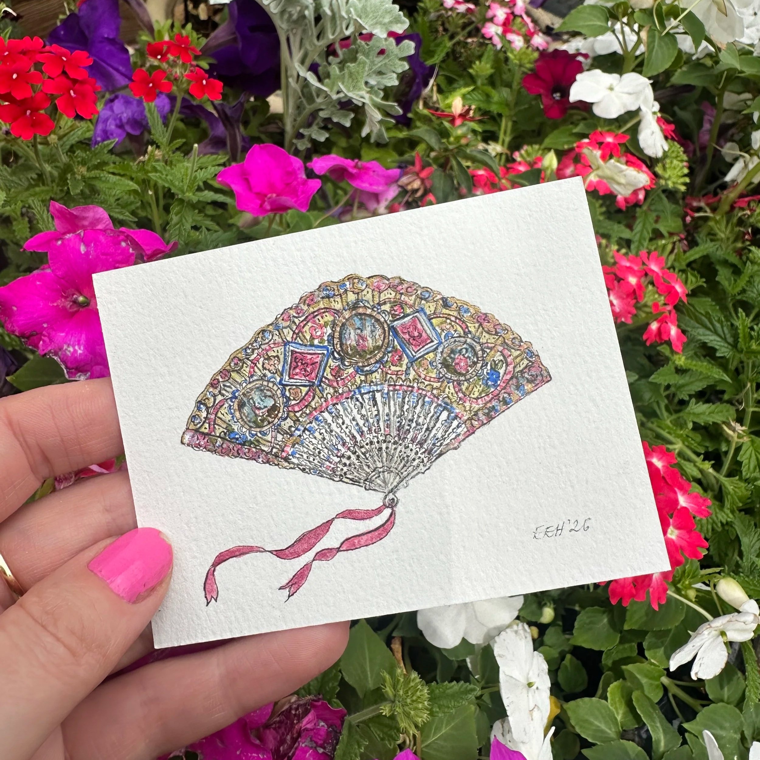 Tiny Tuesday No. 9 — German Folding Fan, c.1774–93
