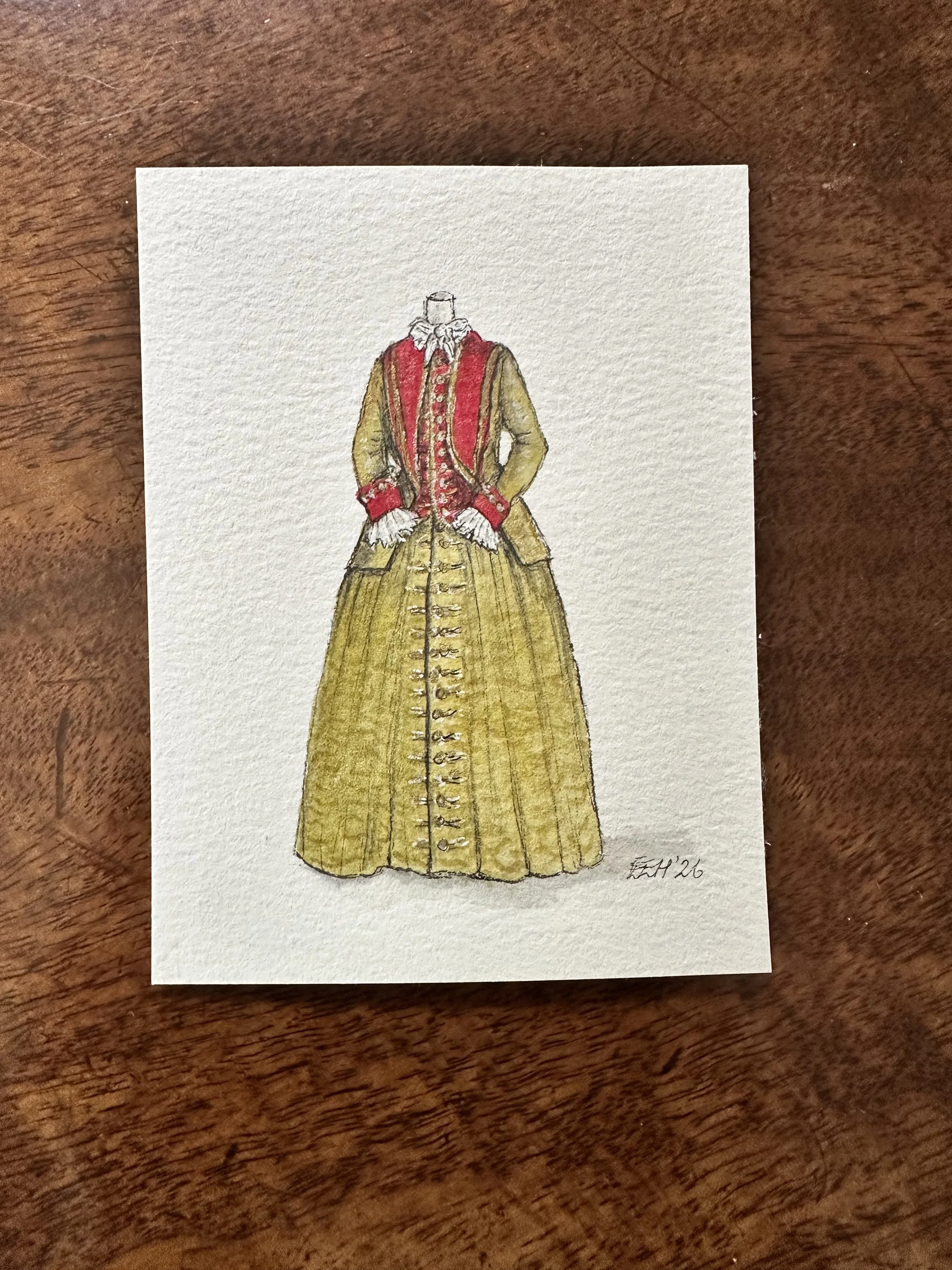 Tiny Tuesday No. 3 — Silk Riding Habit, c. 1780