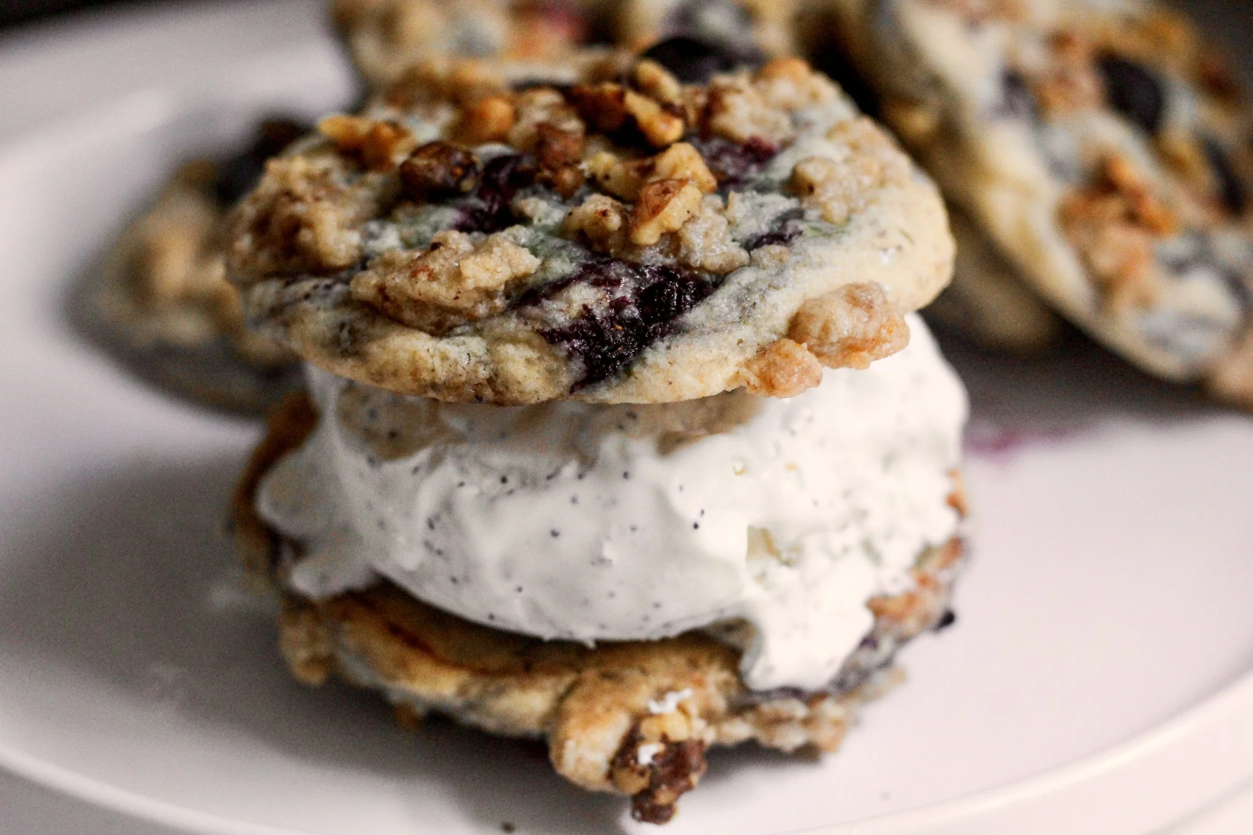 Blueberry Banana Crumble Cookies  
