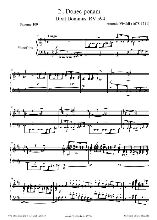 Vivaldi Dixit Dominus and Pachelbel Magnificat — Choir of the Earth