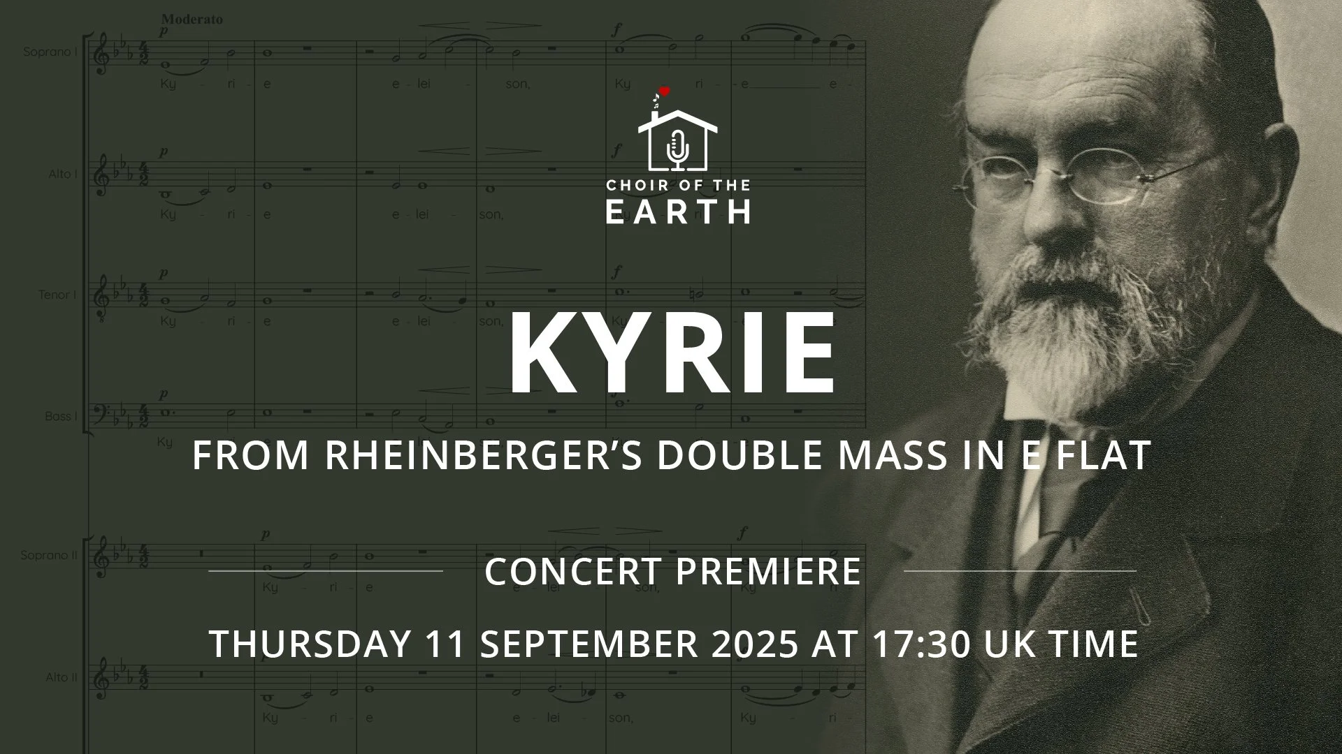 Concert Performance: Kyrie from Double Mass in E Flat by Josef Rheinberger (Members Only)