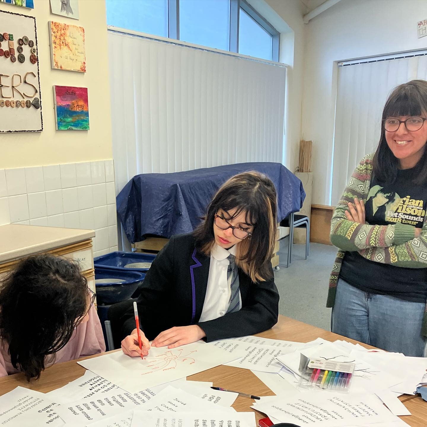 Yesterdays session at &lsquo;Girls guide to Three Estates&rsquo; was a graphic design session with artist Sharonjit Sutton! We decided a name and colour scheme for our creative map showing our work that we will be distributing in Hawkesley for all to