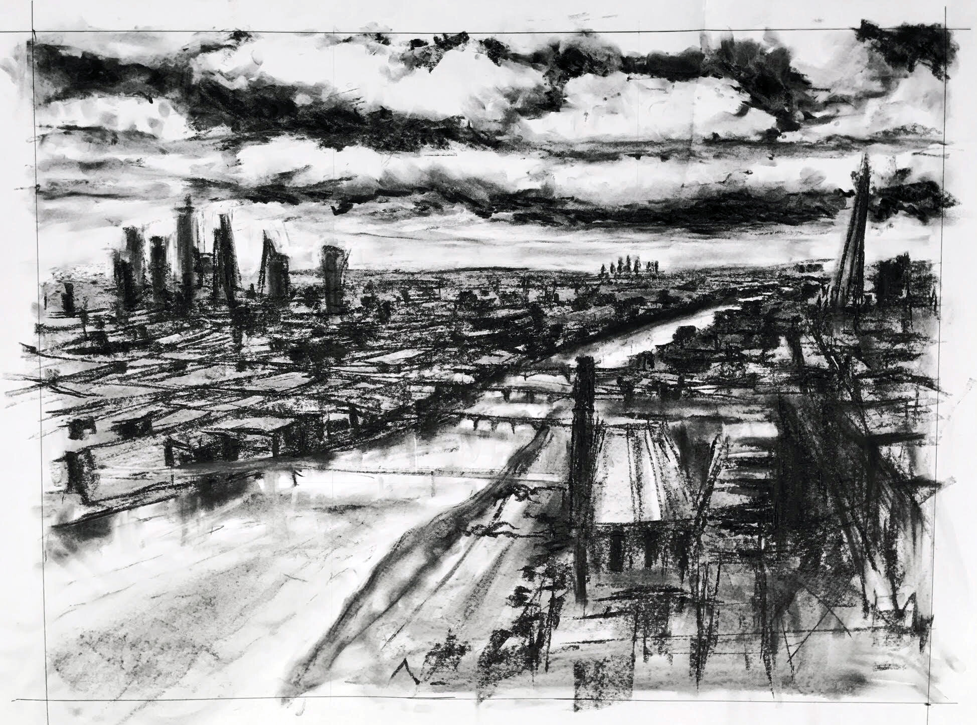 Bankside Sketch 003, 2019 -  Private Collection