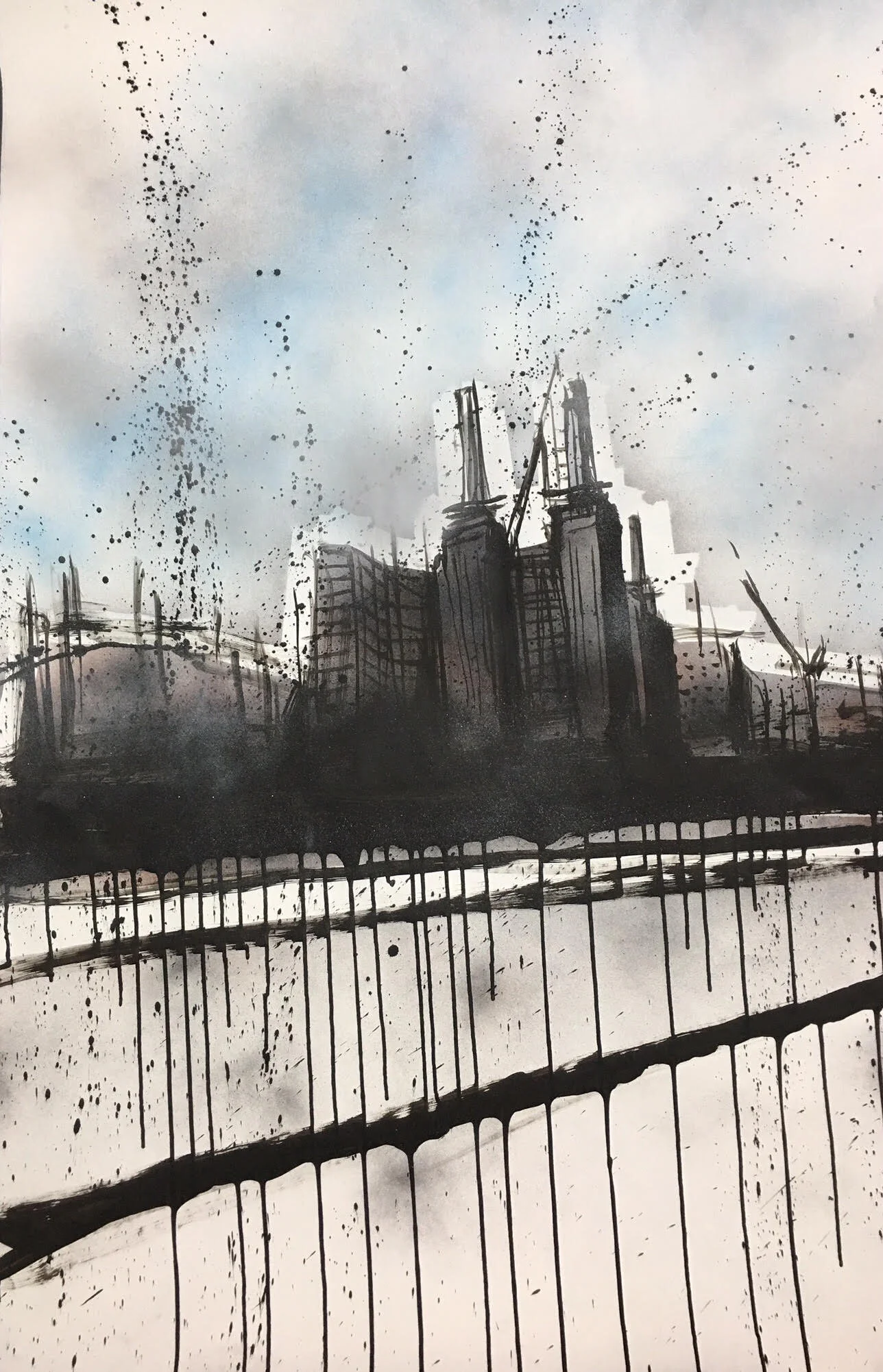Sketches of Nine Elms 002, 2016