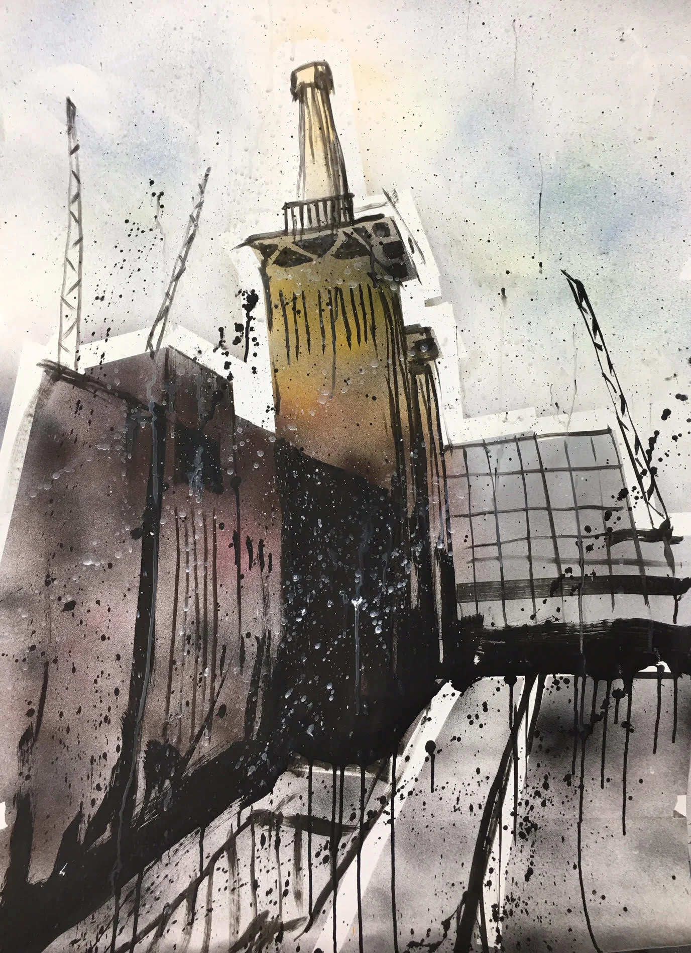 Sketches of Nine Elms 004, 2016