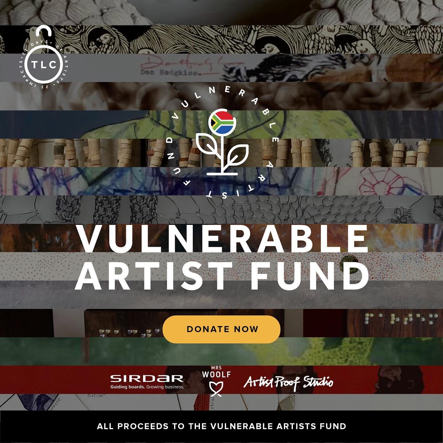 The heart and soul of TLC, The Vulnerable Artist Fund (VAF) was launched a month after this initiative was created.

Aimed with the purpose to support artists during the Covid-19 lockdown and beyond, the fund to date has paid out over 636 grants - an