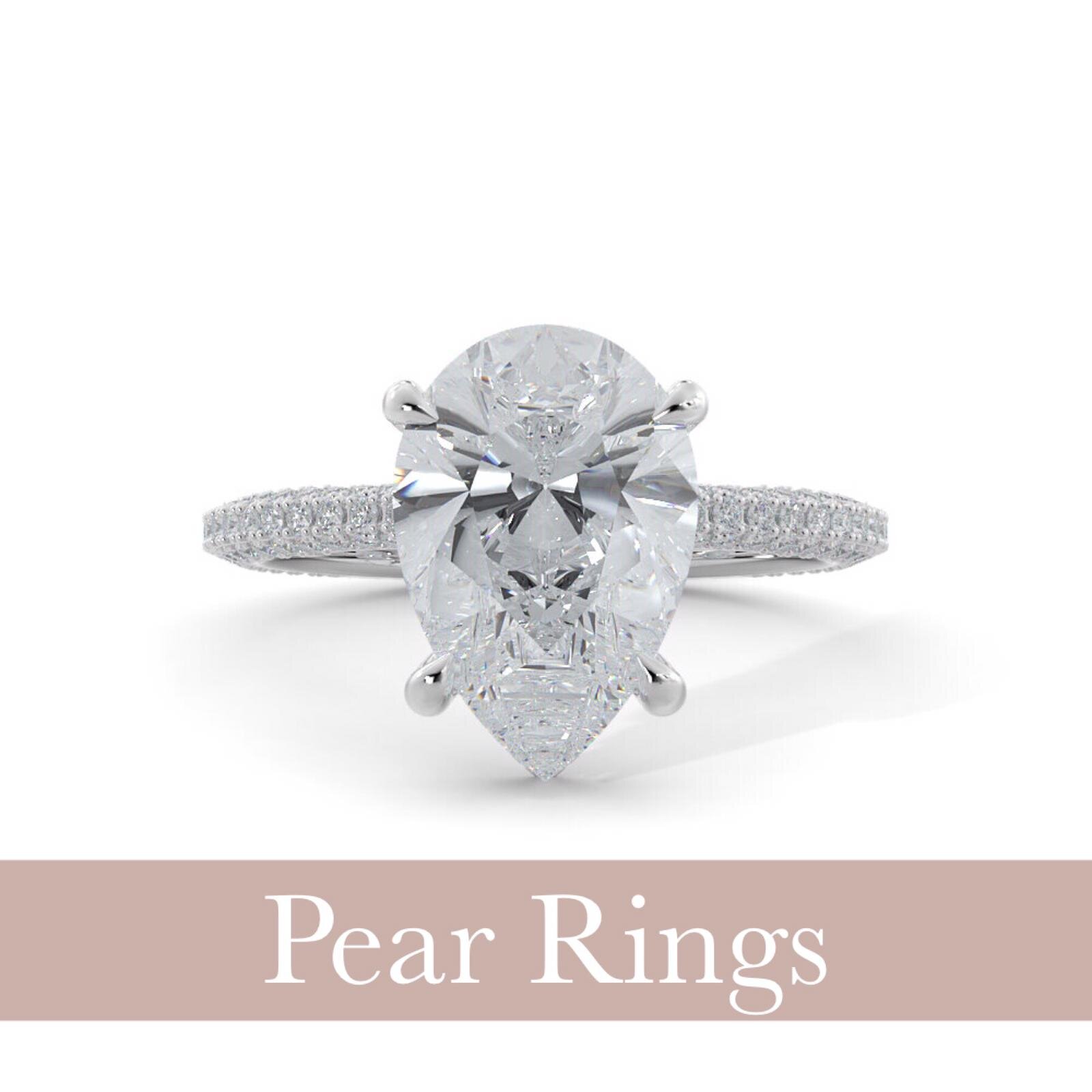 Pear Rings