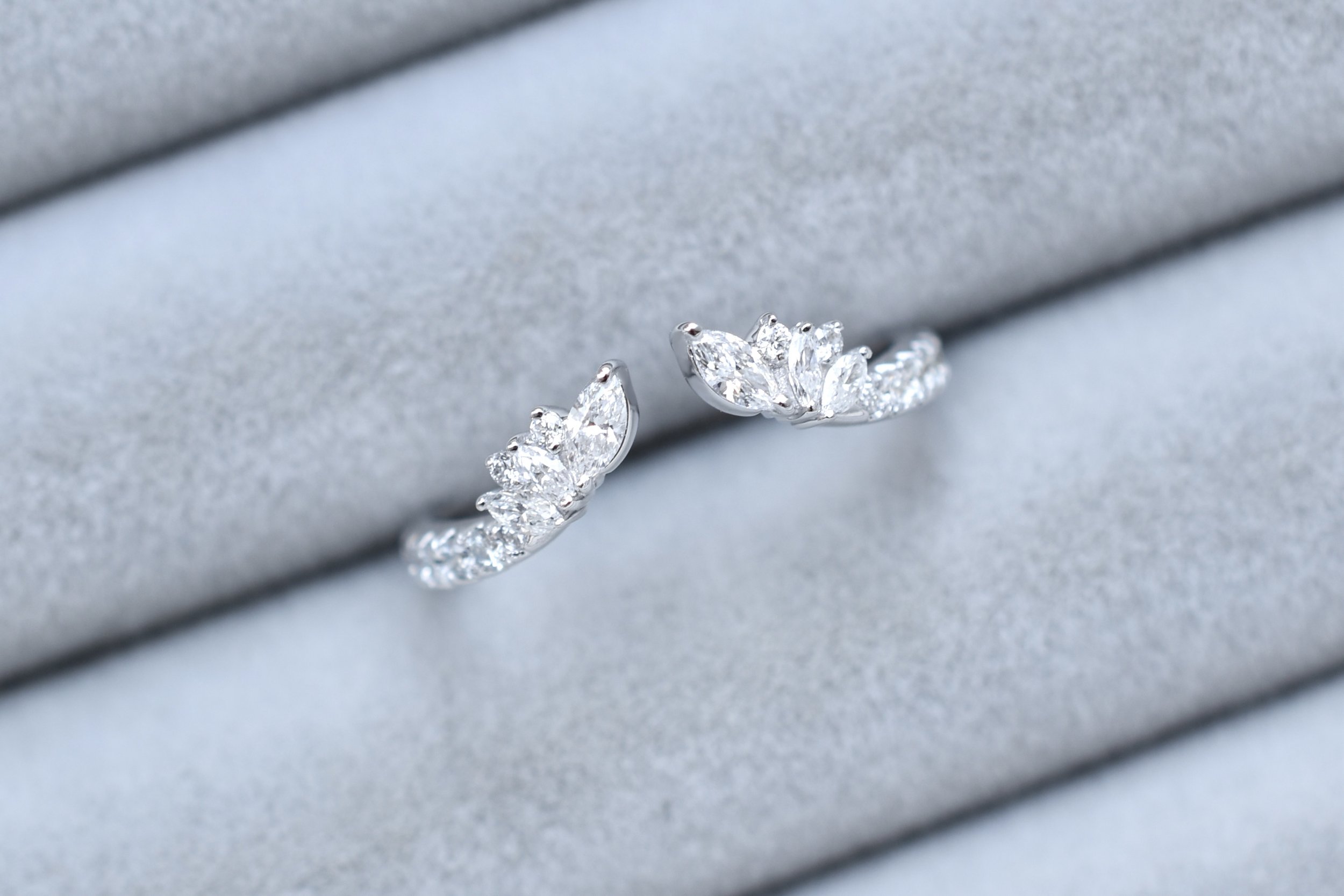 August Bespoke Tiara Diamond Wedding Band Custom Engagement Ring Jeweler in Singapore .jpg
