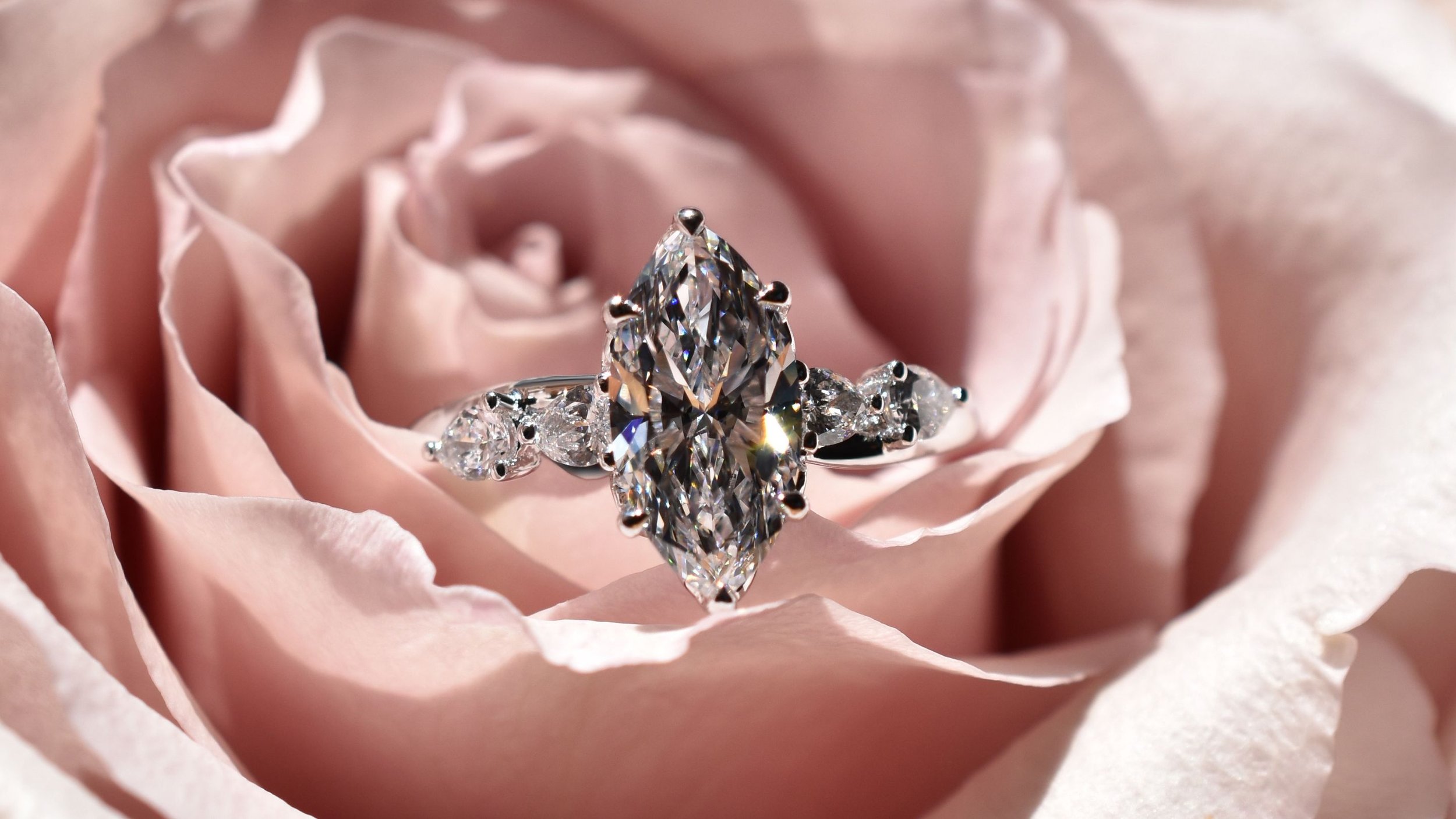 Marquise Cluster Ring