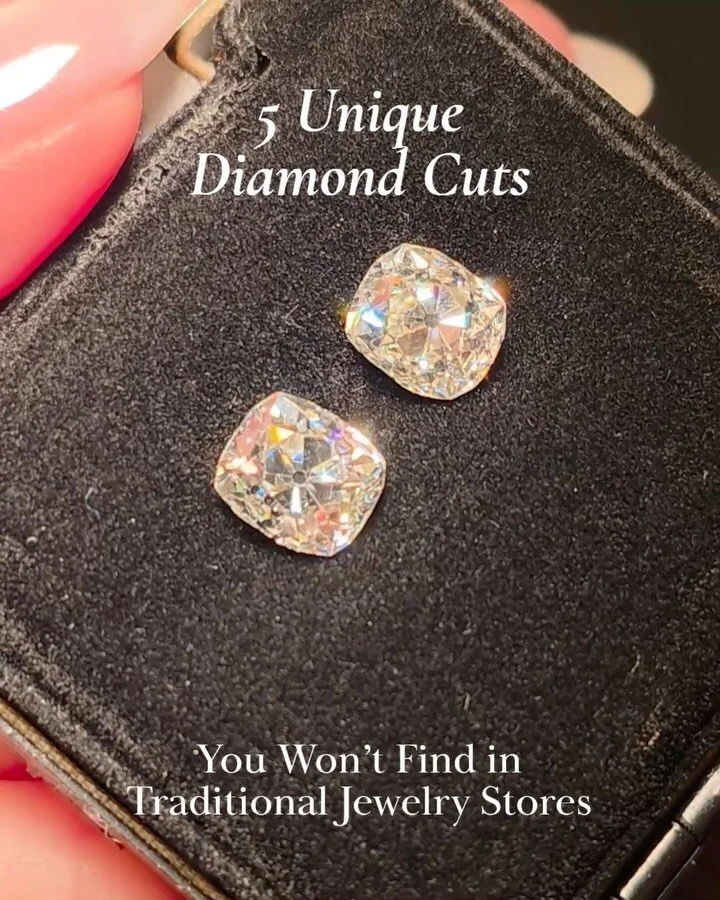 Five cuts you won&rsquo;t find in the display case down the street. ✨

While we love our classic cuts, we also enjoy sourcing the rare, the antique-inspired and the architectural for anyone who wants a stone with a story.

Swipe to meet them 👉 Which