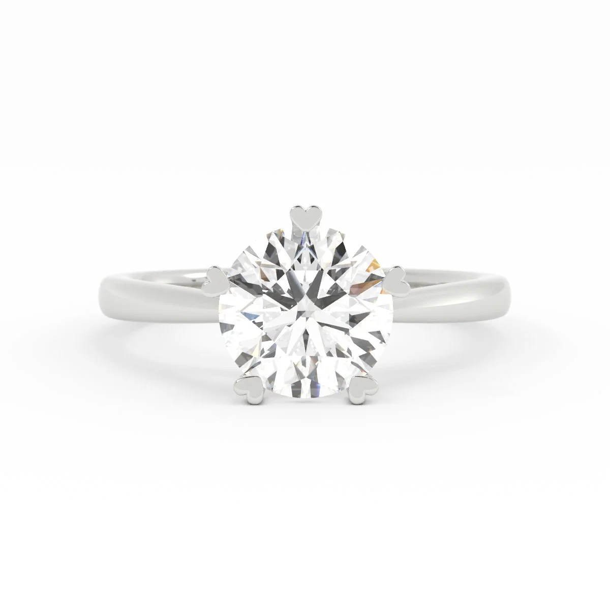 Taury Heart Prong Round Diamond Ring in White Goldimage_000 (31).jpg