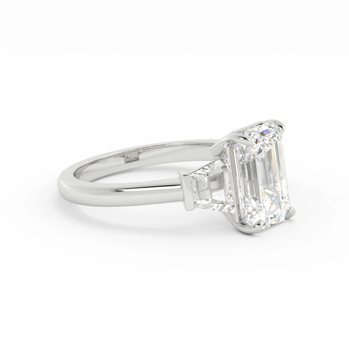 Beverly Emerald Cut Three-stone Diamond Ring with Trapezoids image_001 (3).jpg