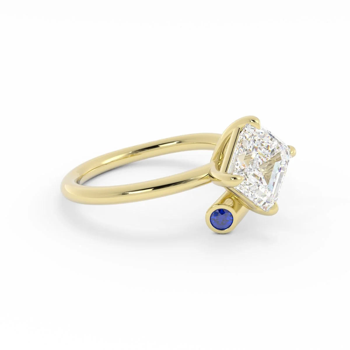 Vans Asscher Diamond and Blue Sapphire Toi Et Moi Ringimage_001 (1).jpg