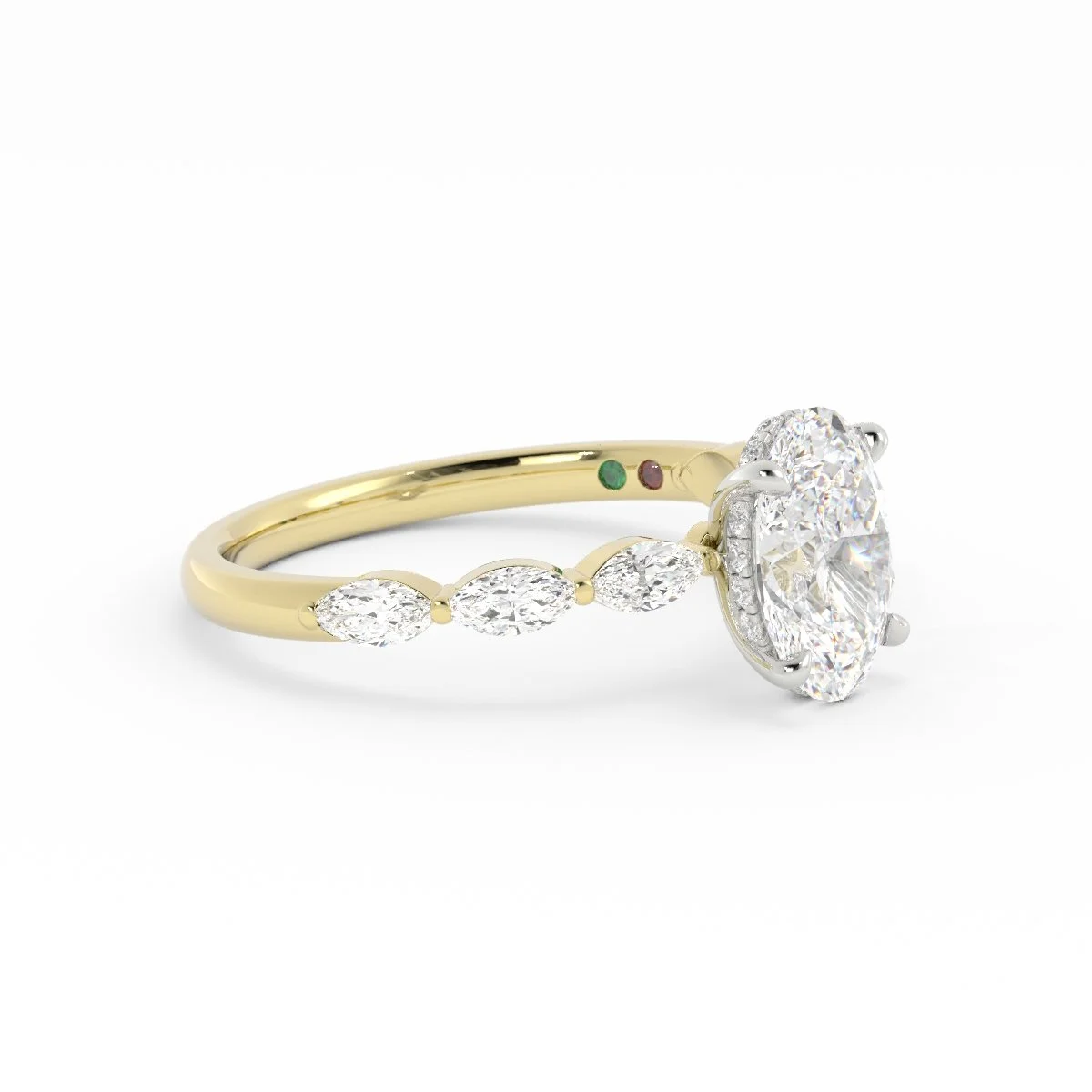 Brandy Two-toned Oval Diamond Ring in White and Yellow Goldimage_001 (3).jpg
