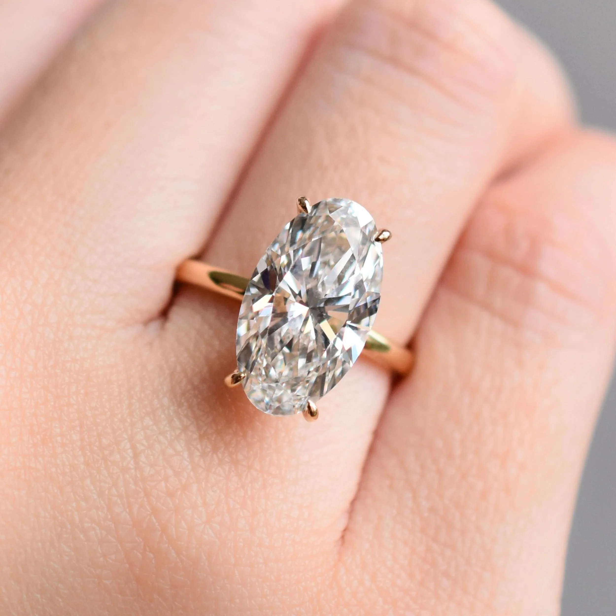 Hailey Moval Diamond Solitaire Ring in Yellow Gold 2.jpg