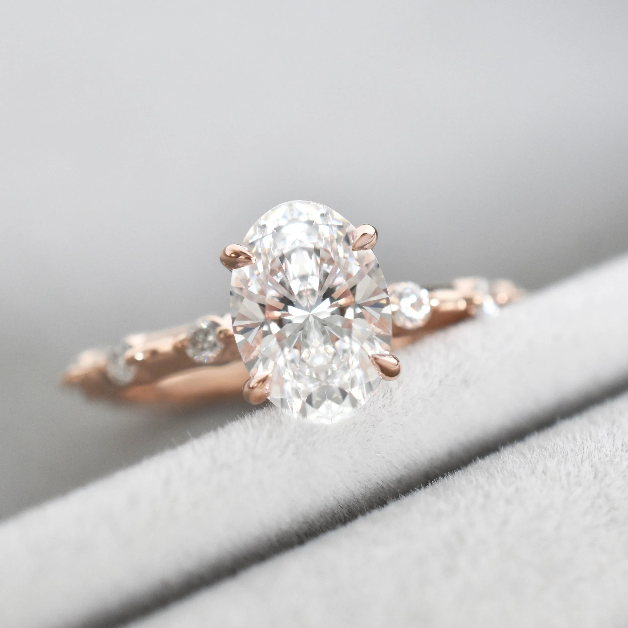 Seraphina Oval Diamond Ring with Studded Diamonds in Rose Gold 2.jpg