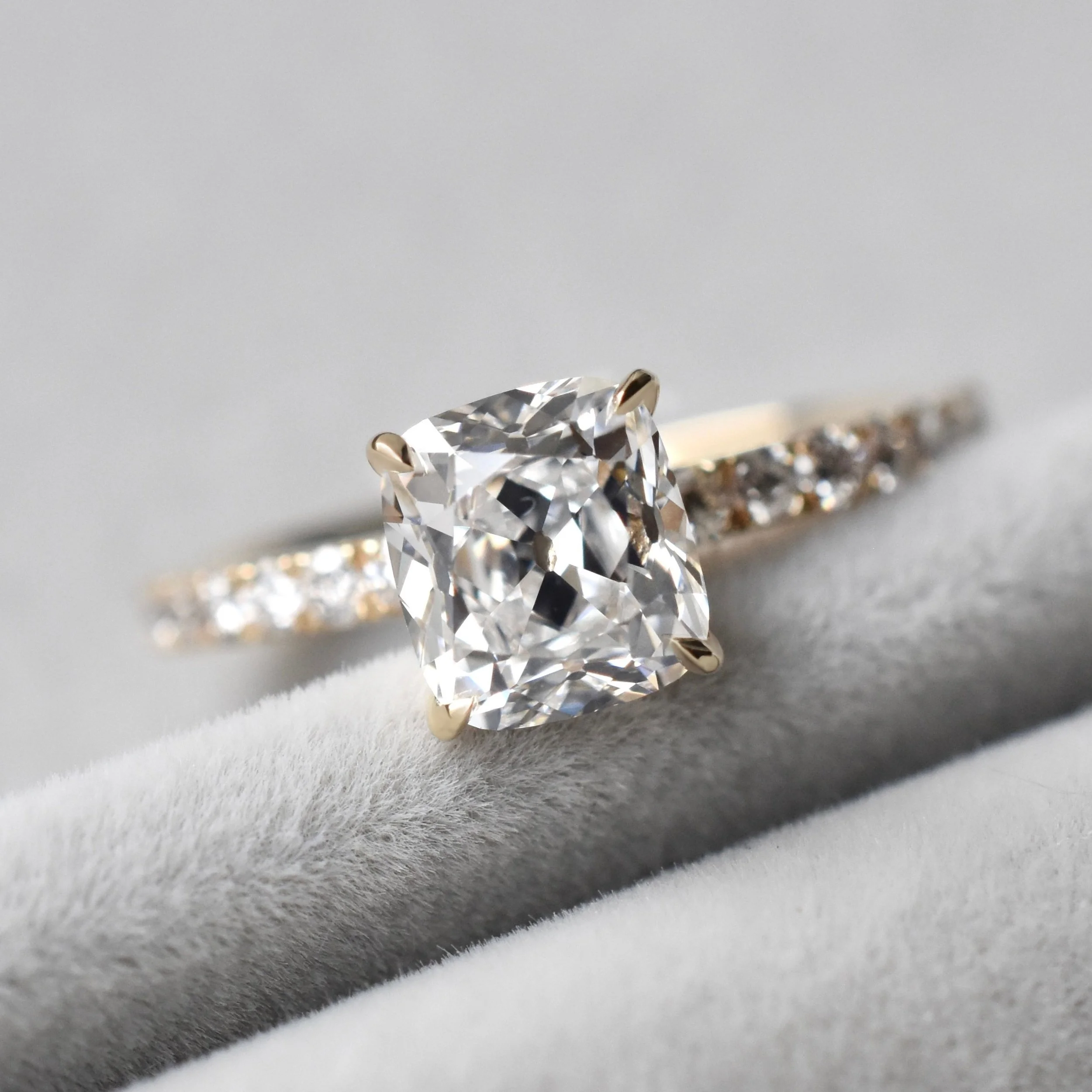 Ashley Old Mine Pavé Diamond Ring in Yellow Gold 2.jpg