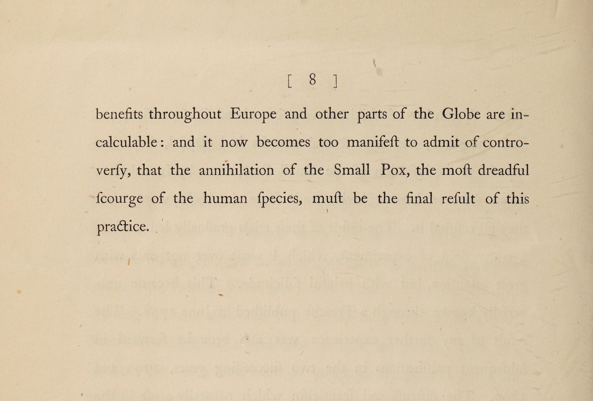 From 'On the Origin of the Vaccine Inoculation' by Edward Jenner, published London, D.N. Shury, 1801 (reprinted London, G. Elsick, 1863).