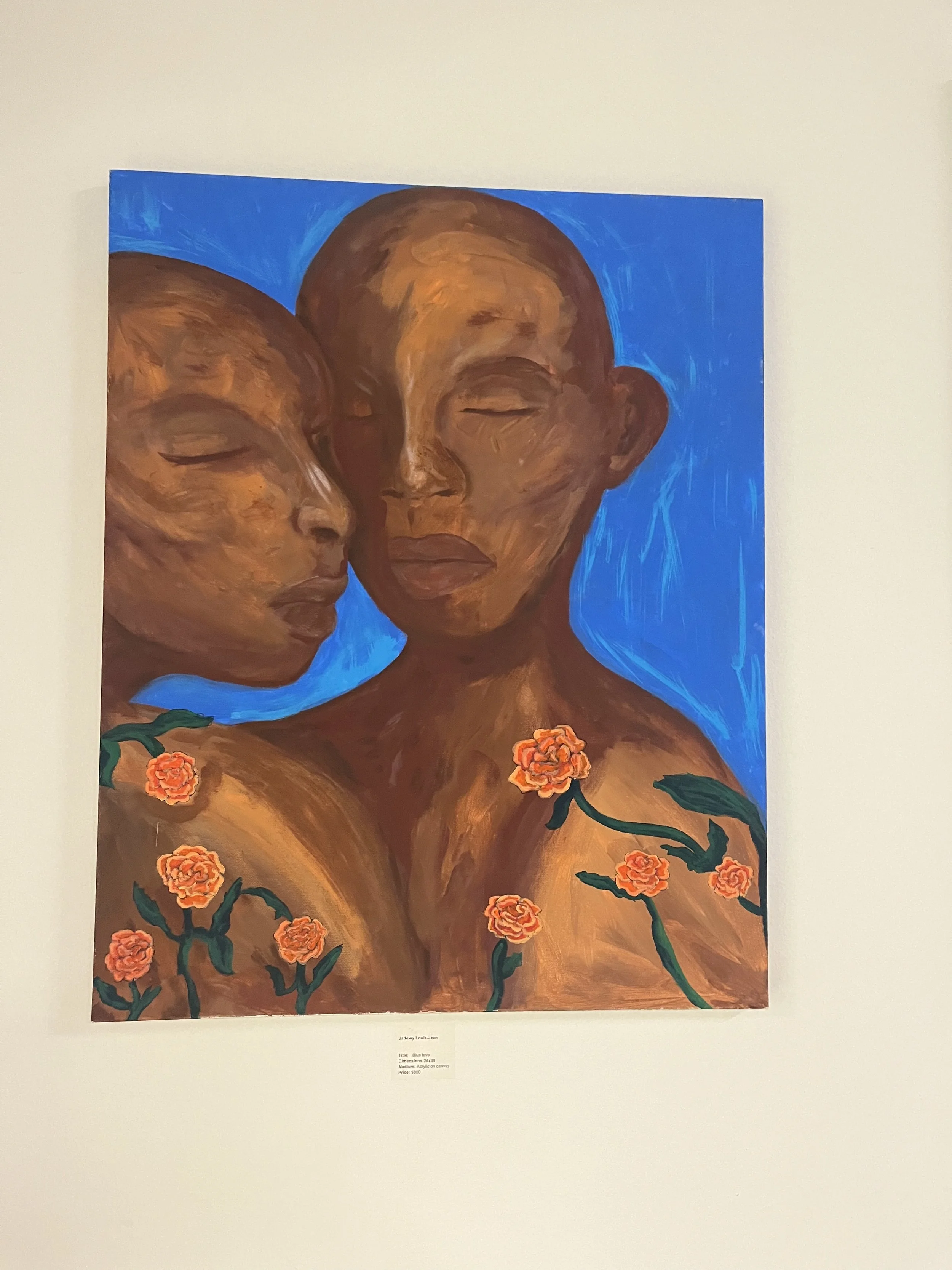 "Blue Love"
acrylic on canvas (2021)