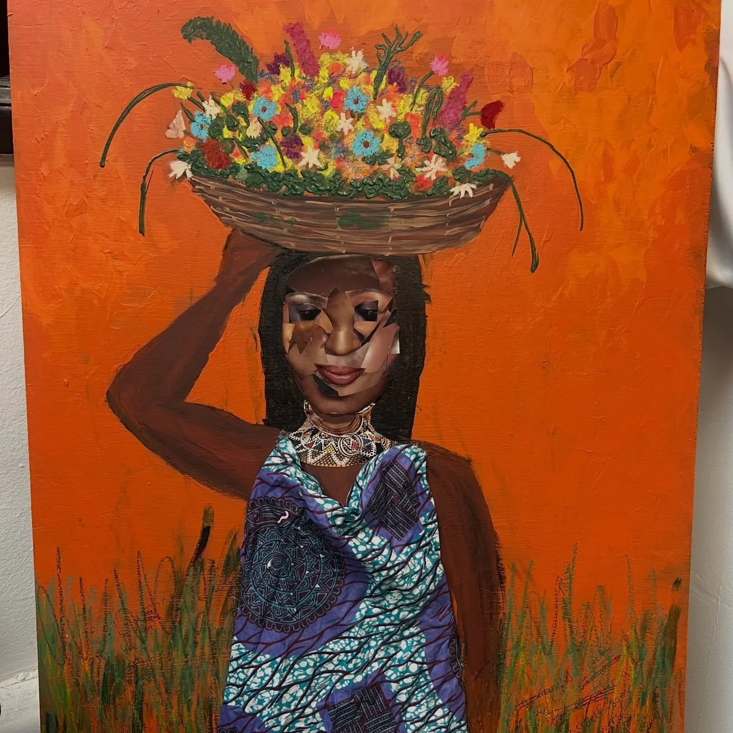 Exploring different art styles by incorporating different textures. All unfinished work but it&rsquo;s fun to see how things come together.