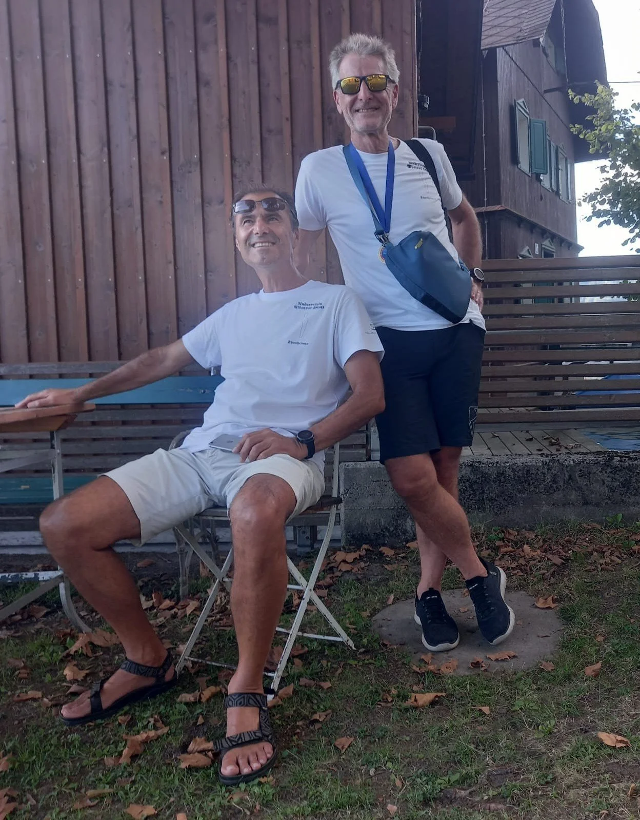 Marco Finocchiaro e Alessandro Visintin sulla lunga distanza alla Spanheimer sul Worthersee - Klagenfurt 20.09.2025