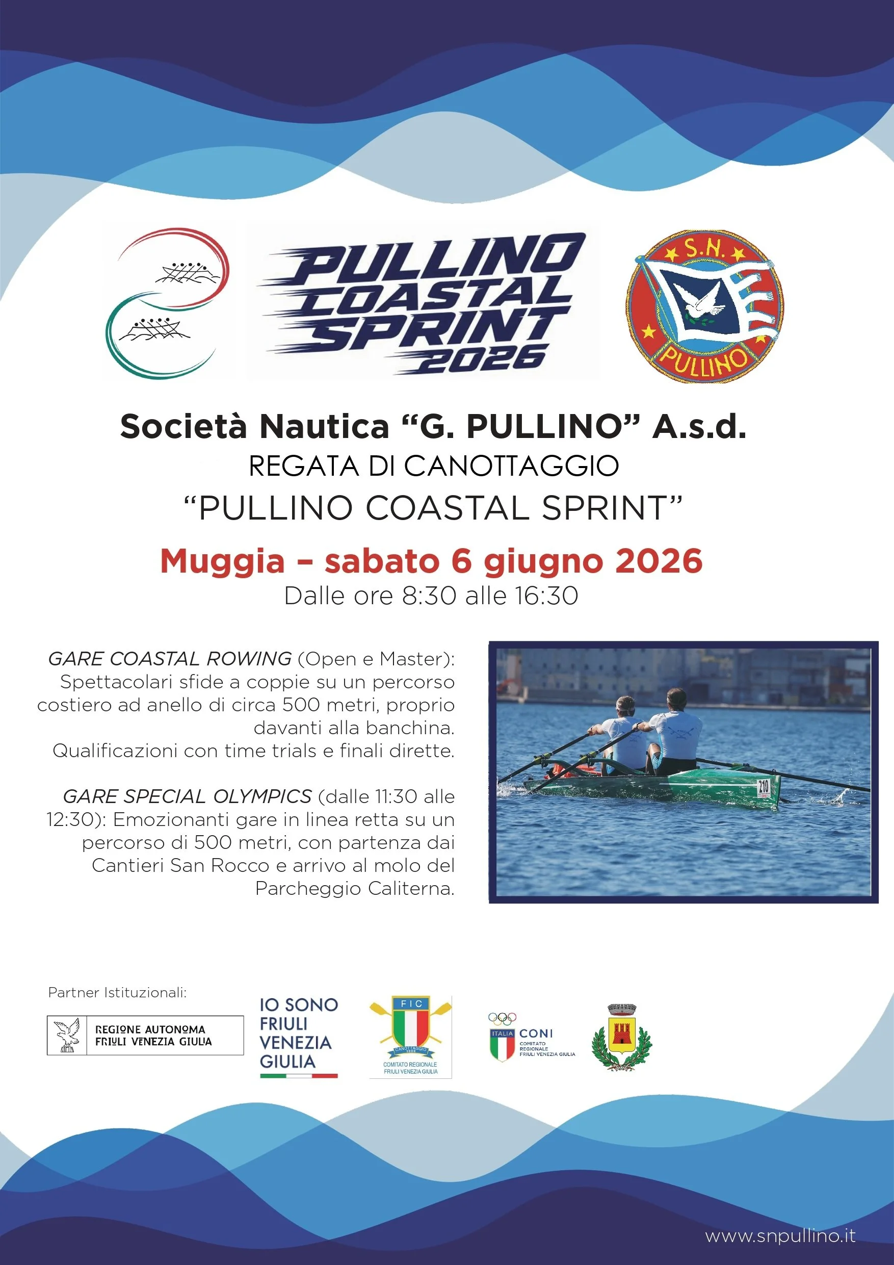 Regata “Sprint Coastal Rowing e Special Olympics”  Muggia – sabato 6 giugno 2026