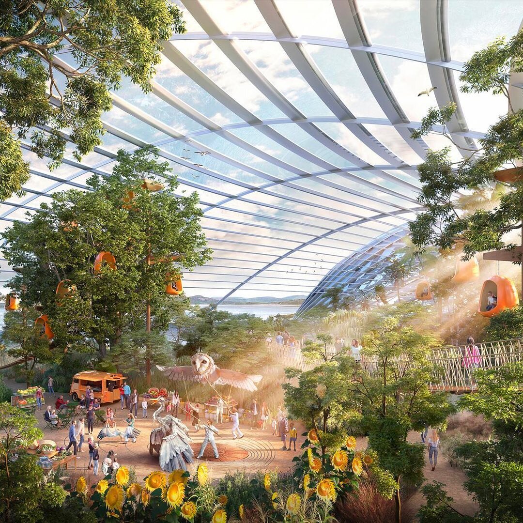 Eden Project North will be a major NEW attraction in Morecambe, Lancashire 🌴 The plan is for a destination that combines indoor and outdoor experiences, connecting people with the internationally-significant natural environment of Morecambe Bay whil