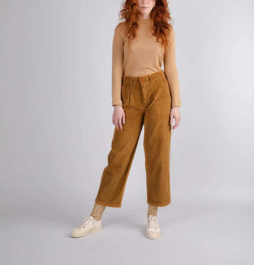 - 50% Pantaloni velluto caramel