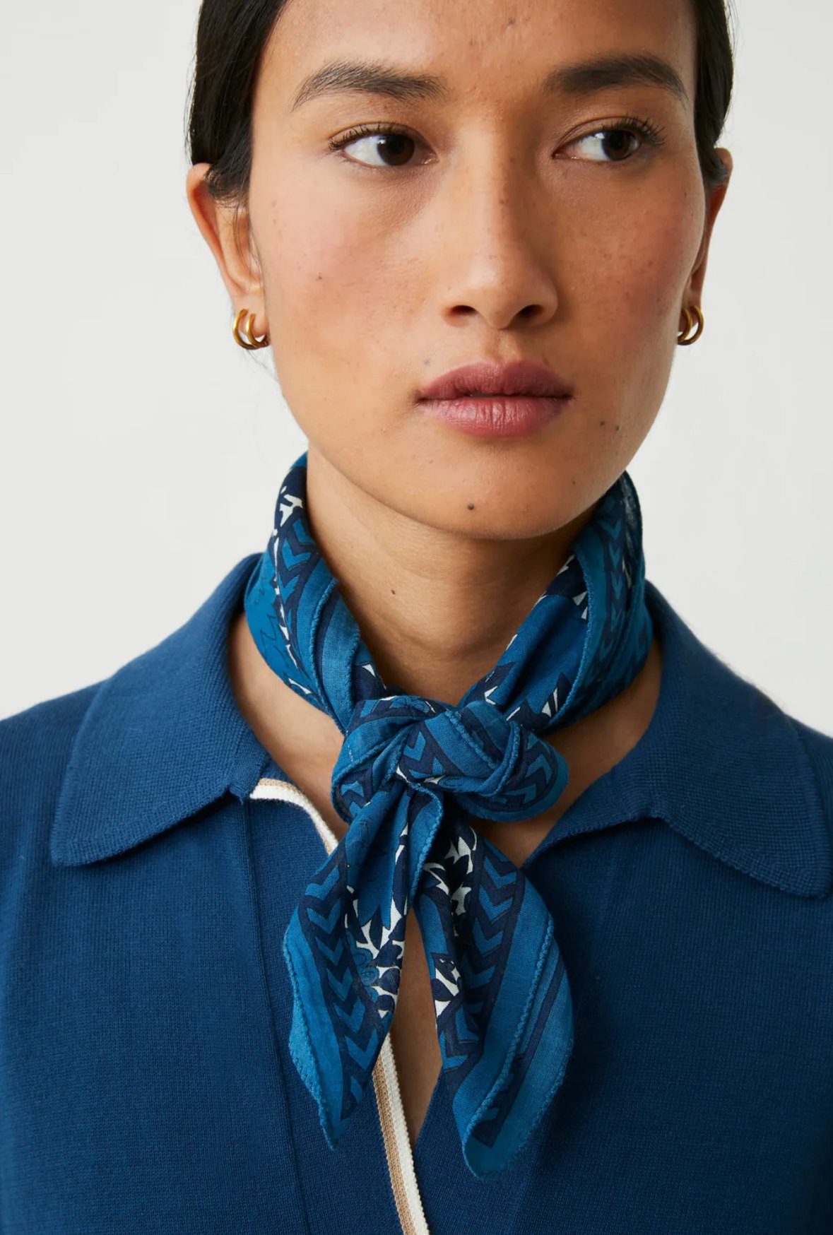 Foulard AJMER - indigo N. 791