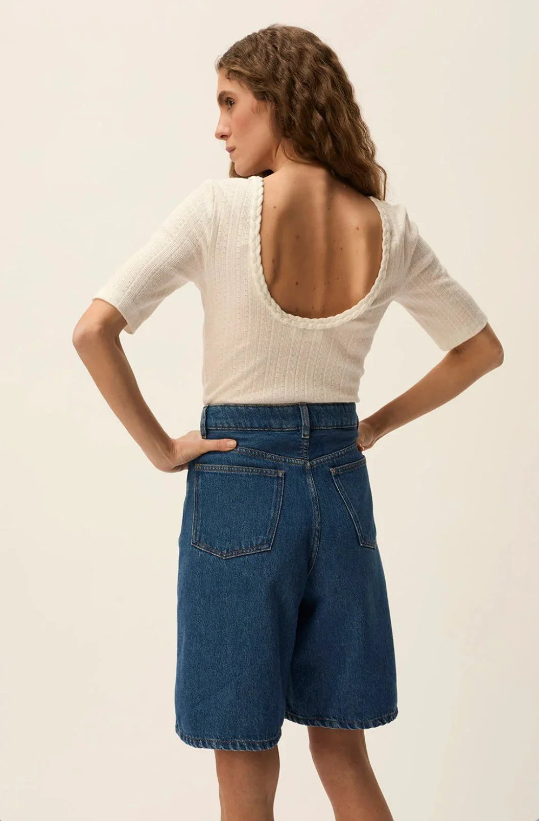 - 50% Maglia marinara ecru (taglia M) - Des Petits Hauts